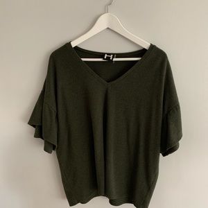 Nordstrom flutter sleeve sweater